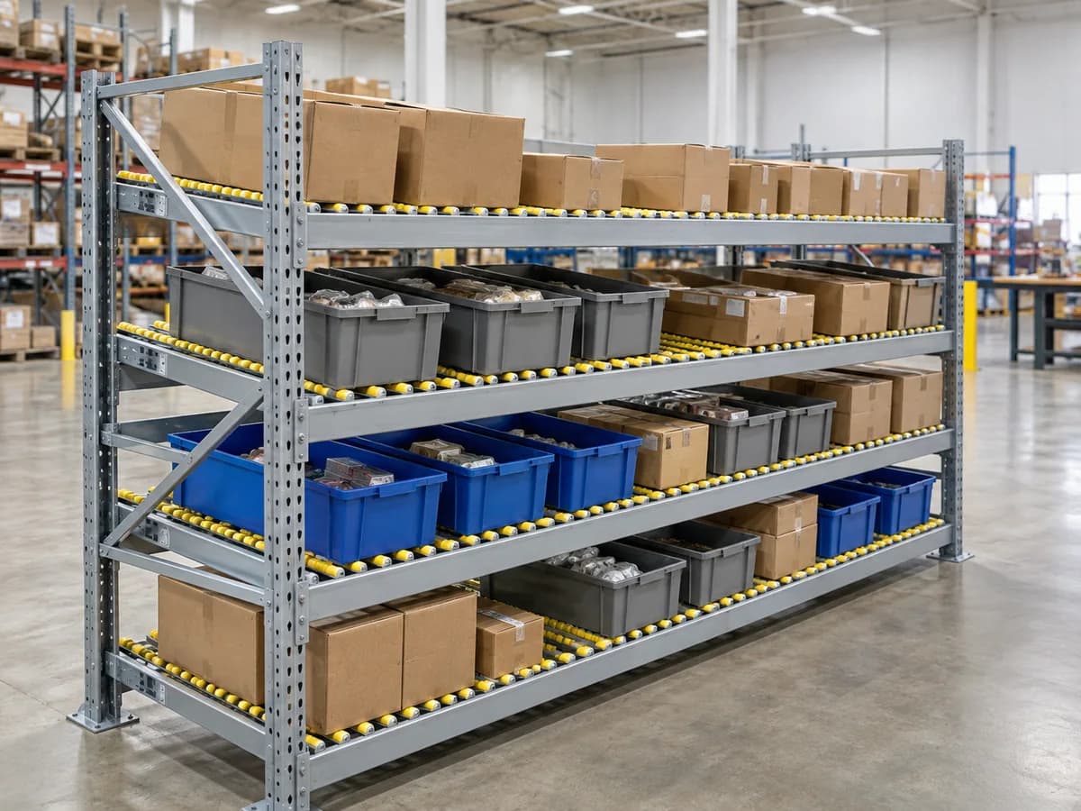 Carton flow racks