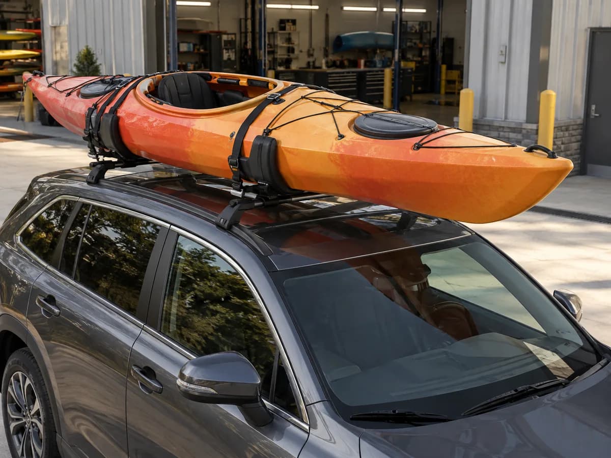 Kayak roof carriers