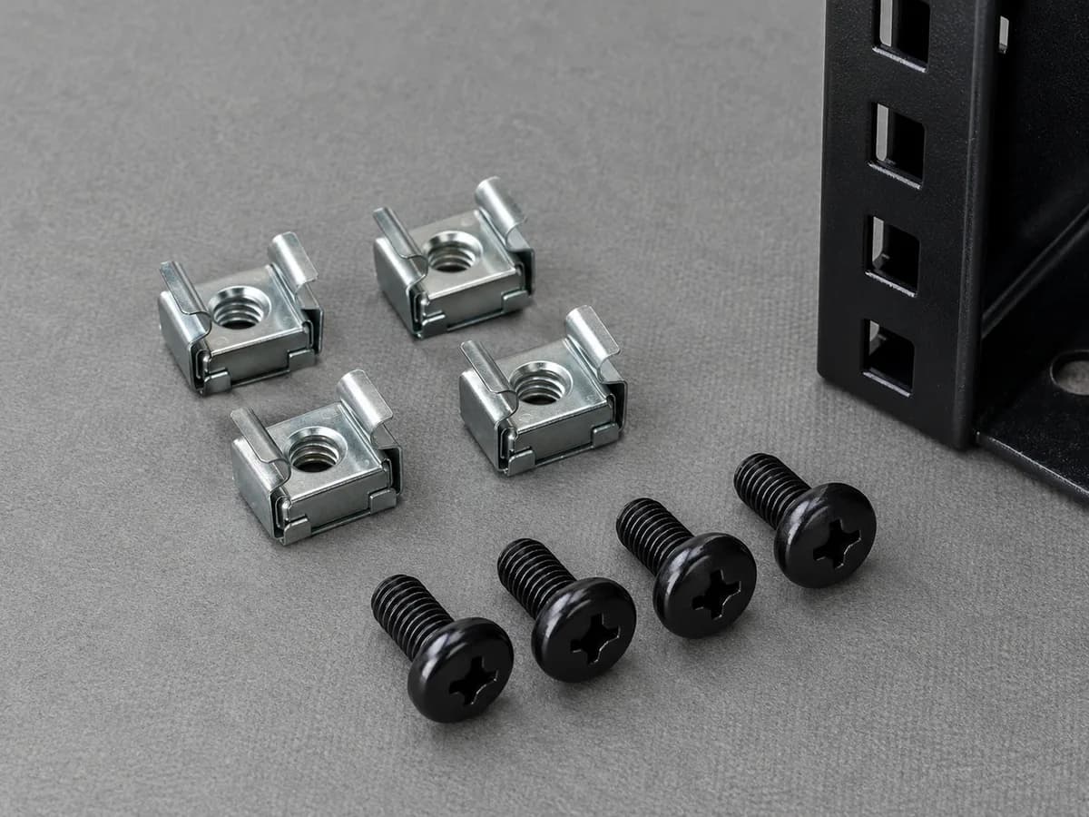Rack cage-nut and screw kits