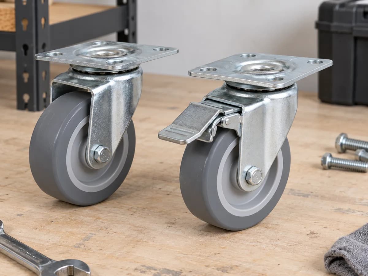Replacement rack casters