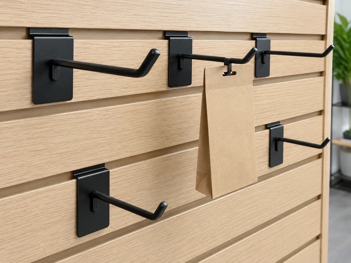 Slatwall display hooks
