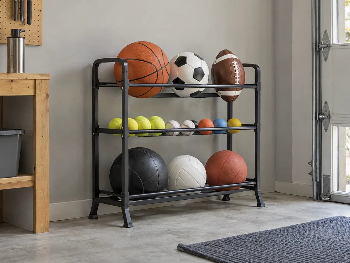 Home sports ball racks