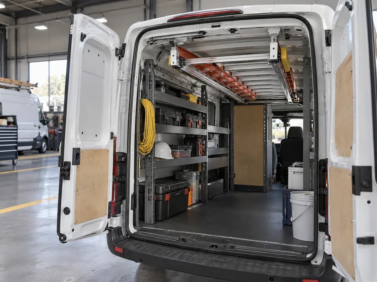 Interior ladder racks