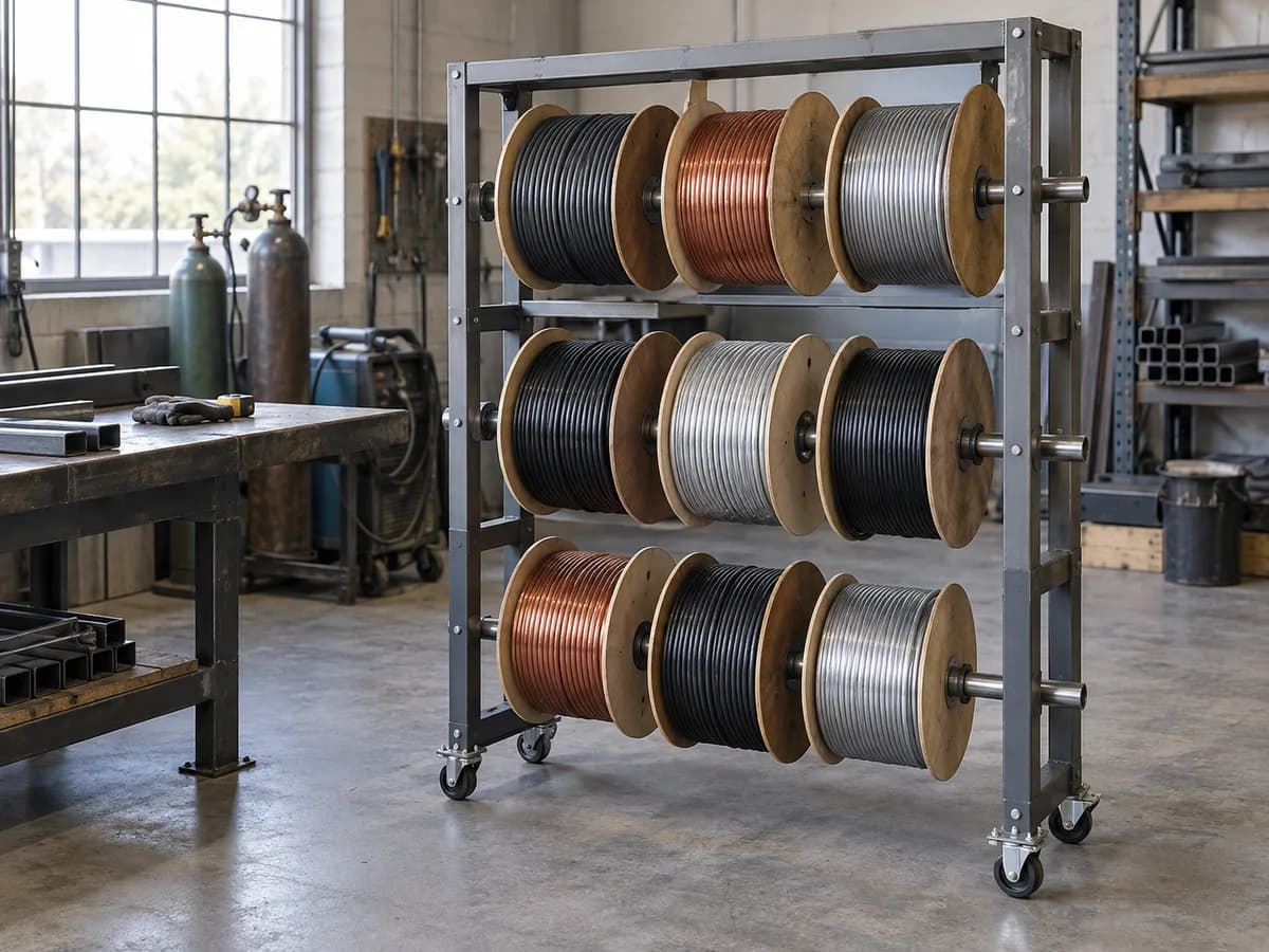Reel storage racks
