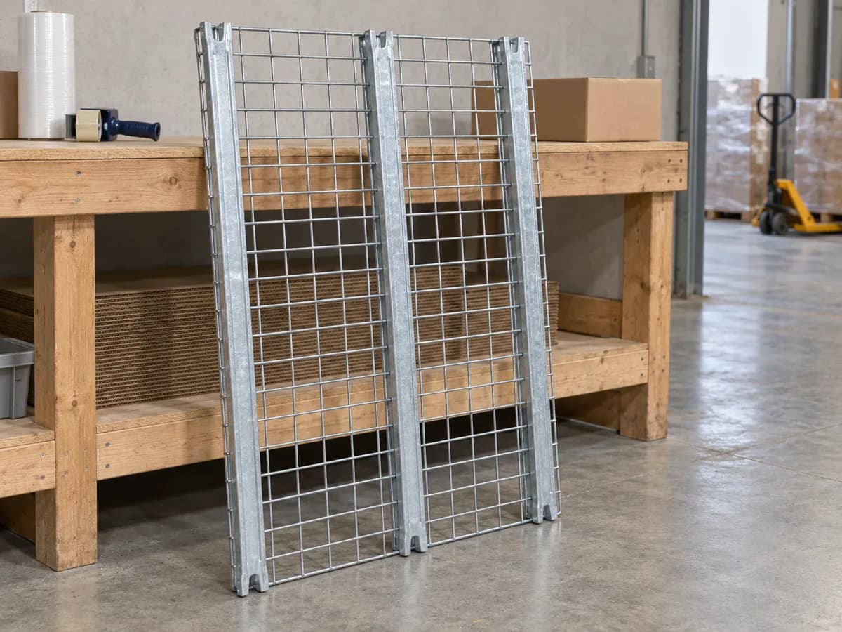Platelages grillagés pour palettiers